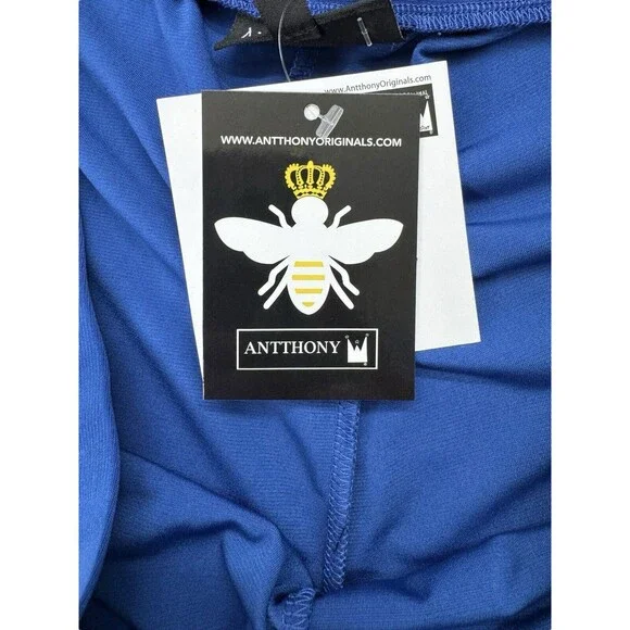 Anthony Originals Women’s Size 1X Blue Hi Rise Wide Leg Capri Pants - Picture 7 of 14